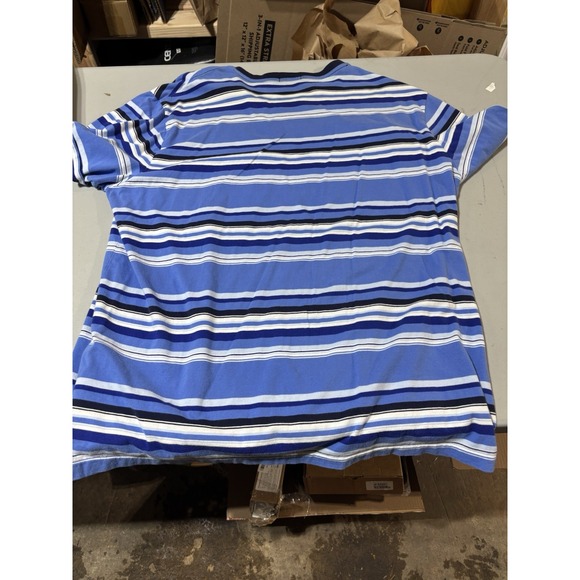 Polo Ralph Lauren Big & Tall Men's Blue Multi Stripe Crew-Neck T-Shirt XLT - Picture 3 of 5